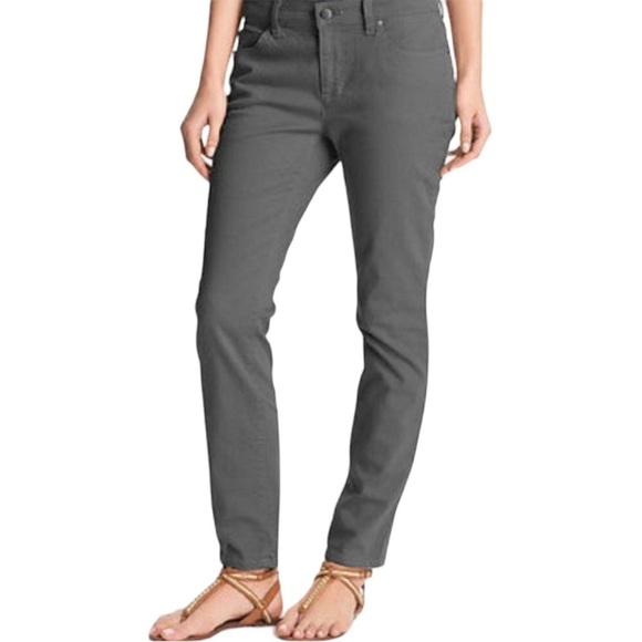 Eileen Fisher Denim - EILEEN FISHER Boyfriend Denim 5 Pocket Jeans in Gray Size 6 PETITE